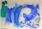 “Wave”, watercolour, 111 cm x 77 cm