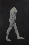 Oil study after Rodin headless body, 30 x 18 cm
