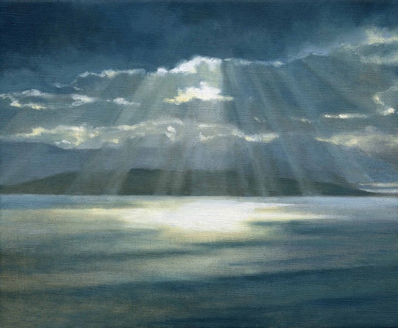 Looking towards albania, oil on canvas lfa news