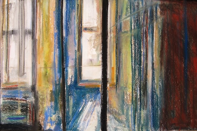 'mill Window' 45 X 60 Cm, Pastel