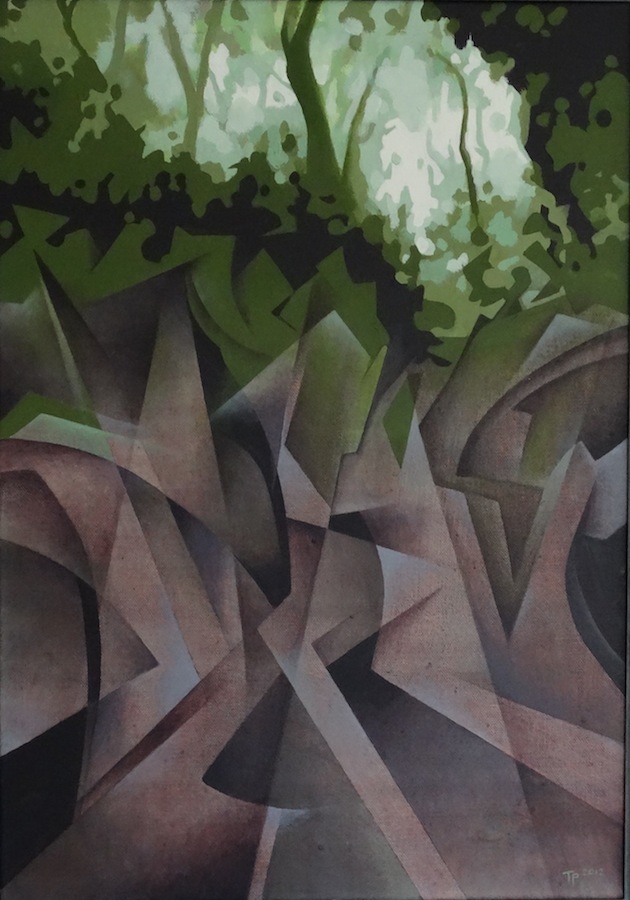 How Stein Gorge, Acrylic On Canvas, 55 X 41cm