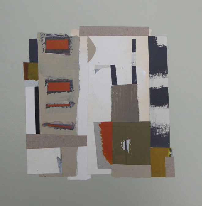 L Ciminiere, Collage On Board, 25 X 25cm Gail Fox