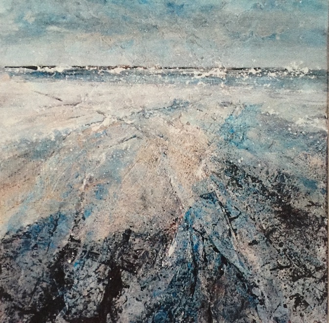 Tide's Out Mixed Media On Paper 29 X 29 Cm