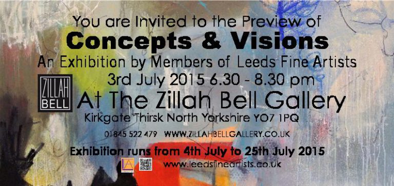 Zillah Bell Gallery, 3rd – 25th July 2015