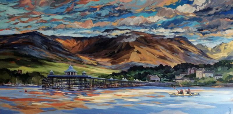 Julia borodina, garth pier, acrylic on canvas, 100 x 200cm lfa news